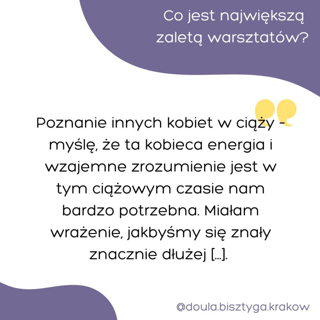 warsztaty dla kobiet w ciąży kraków