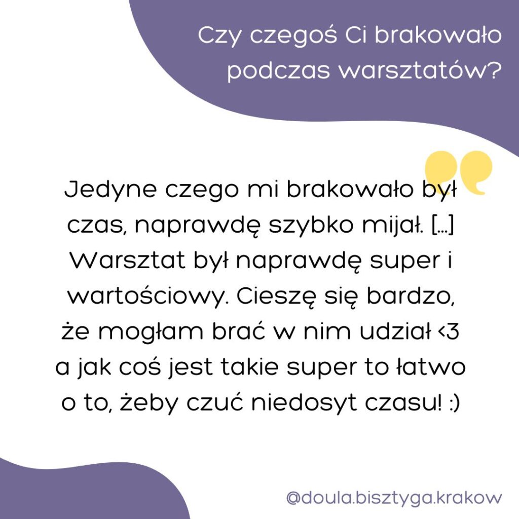 warsztaty dla kobiet w ciąży kraków