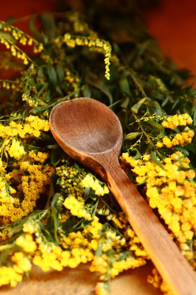 herbs, spoon, kitchen, cooking